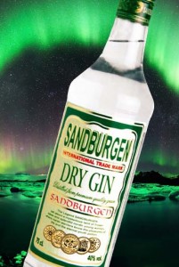 branding SANDBUGEN DRY GIN